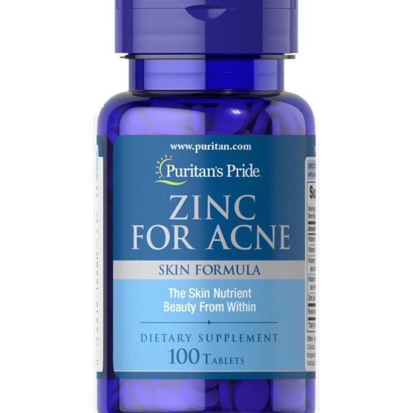 ZINC FOR ACNE 100 Tablets